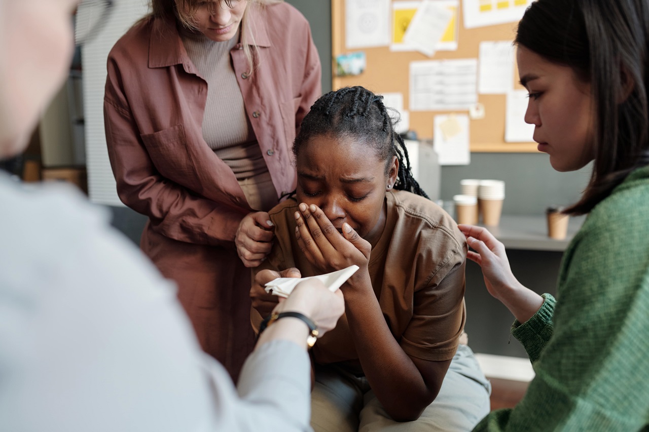 How to deal with sudden crying spells?